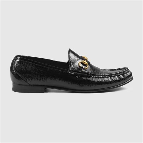 patent leather Gucci loafer